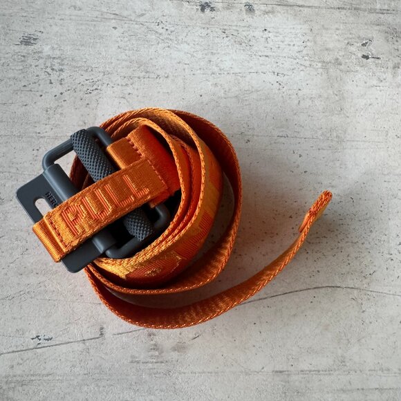 Heron Preston Orange "Style" Women's Tab Belt - Festival Ready - Picture 4 of 7